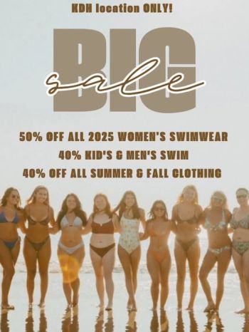 Birthday Suits, 50% off Swimwear & 40% off Clothes