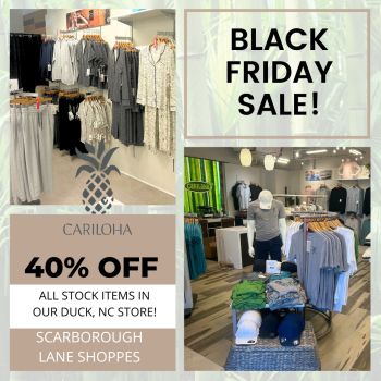 Cariloha Bamboo Outer Banks, Black Friday Sale - 40% Off Entire Store