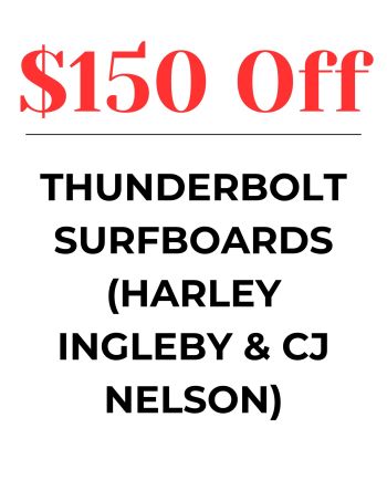 Outer Banks Boarding Company, Black Friday Sale: $150 Off Thunderbolt Surfboards