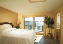 Bedroom in Captain's Cottage at Captain's Landing