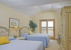 Guestroom in the penthouse suite at Captain's Landing