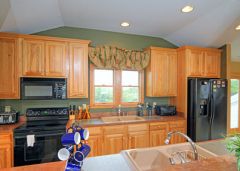 Kitchen in Captain's Landing's penthouse suite