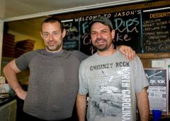Jason's Restaurant Owners Jason Wells and Jimmy Bowen
