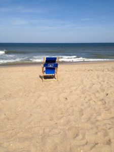 Beach chairs for rent at Just For the Beach Rentals