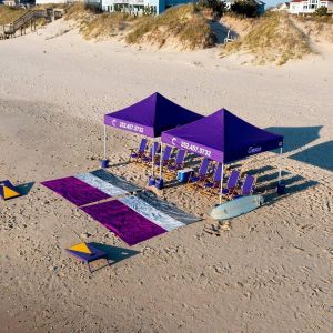 Beach canopy from Corolla Beach Services