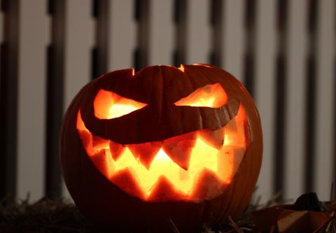Halloween Night Street Party on Halloween Island