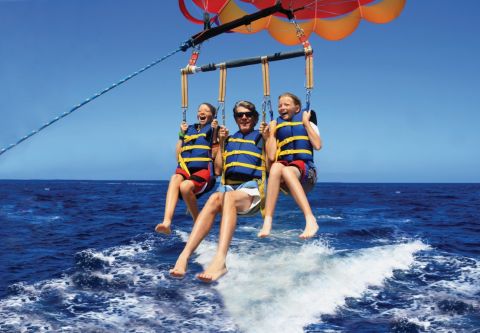 Causeway Watersports, Nags Head Outer Banks, Triple Parasail Flights