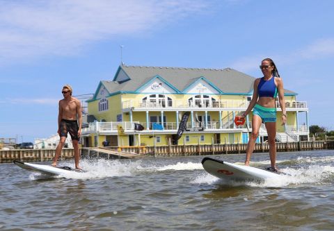Kitty Hawk Surf Co., E-Surfing Lessons