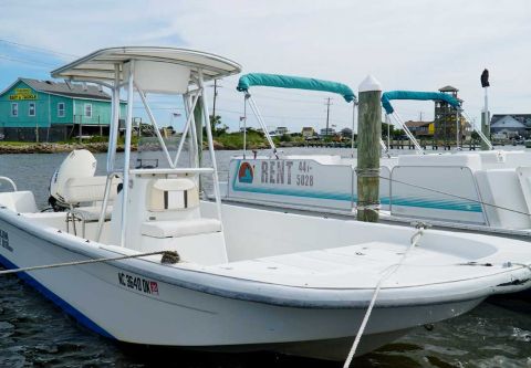 Fishing Unlimited Outer Banks Boat Rentals, 17 ft. Outboard Boat Rental