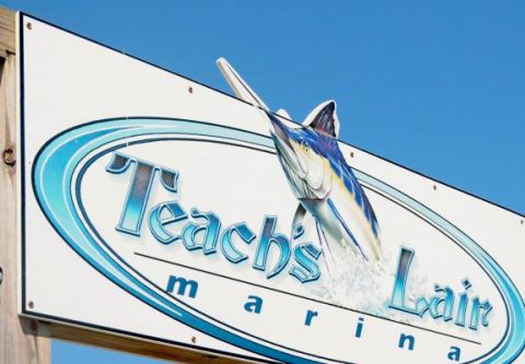 Teach's Lair Marina at Hatteras Landing, Stock Up at the Marina Store