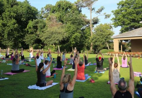 Duck Town Park, Yoga on the Green