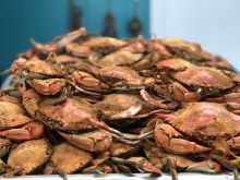 Diamond Shoals Restaurant, fresh local blue crabs!