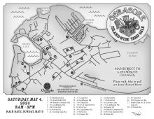 Ocracoke Civic & Business Association, The Spring 2024 Island-Wide Yard Sale map