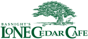 Logo for Basnight’s Lone Cedar Cafe