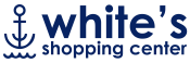 Logo for White's Shopping Center