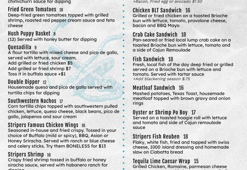 Posts Stripers Bar and Grille Manteo Outer Banks, NC